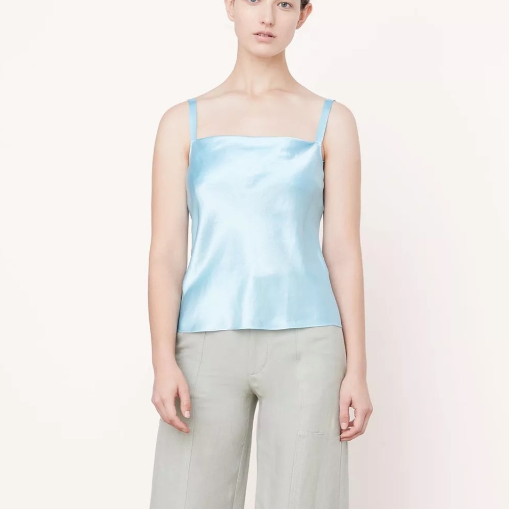 VINCE Satin Cowl Camisole Top